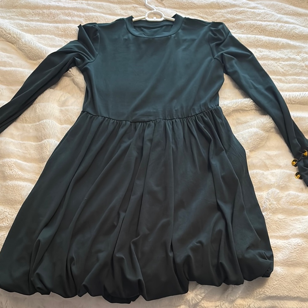Cupshe Dark Green Mini Dress